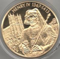 (2004) Монета Восточно-Карибские штаты 2004 год 2 доллара "Генрих IV"  Позолота Медь-Никель  PROOF